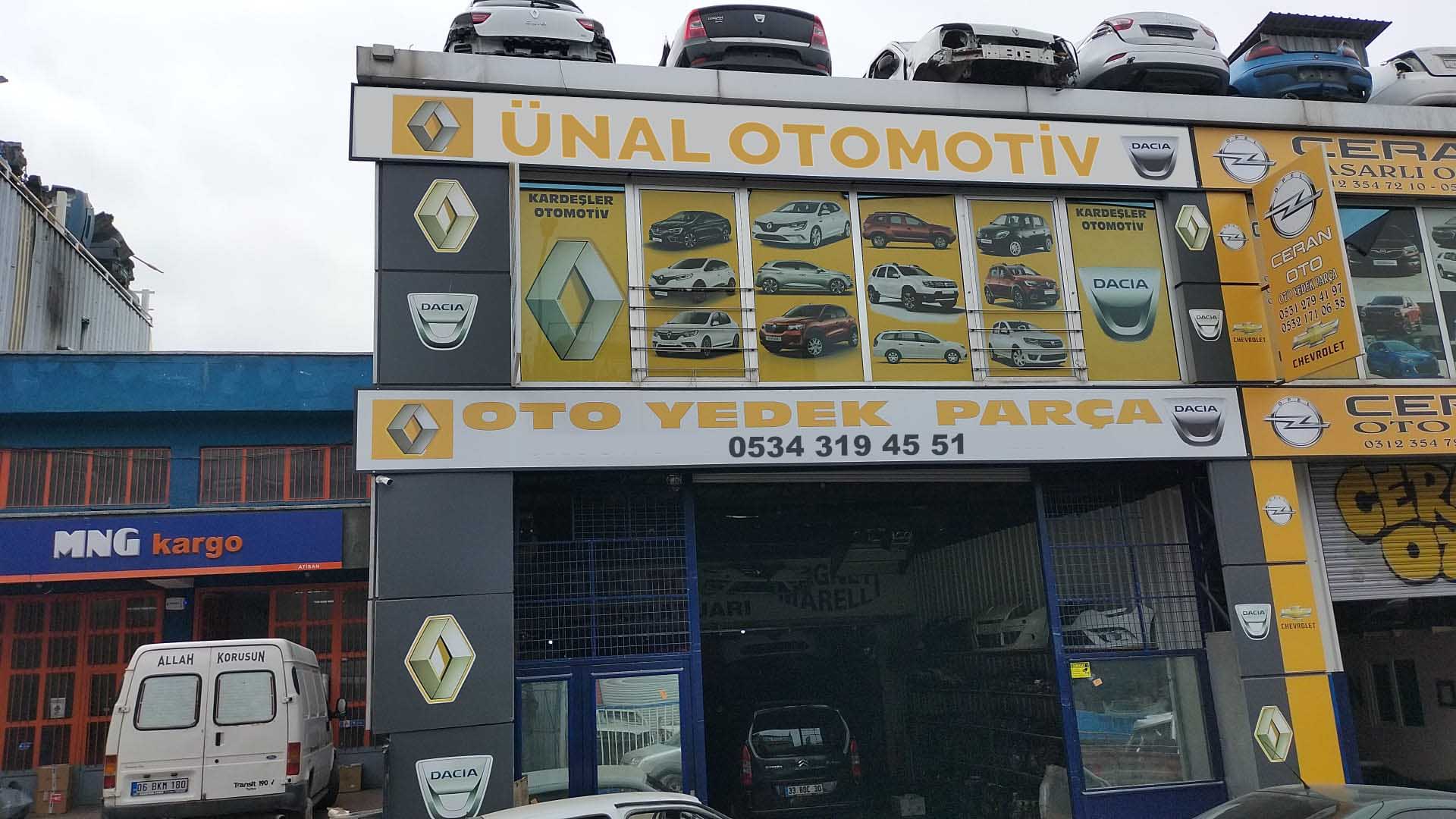 Ünal Otomotiv Renault-Dacia-Fiat Çıkma Yedek Parça Tedarikçisi Osti Yıldız sanayi